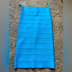 NEW Sexy BCBGMAXAZRIA bodycon pencil sketch glove-like skirt Sz S